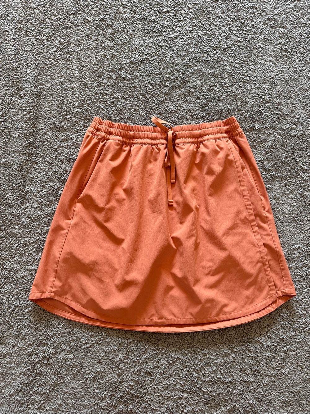 Patagonia Coral Drawstring A-Line Mini Skirt